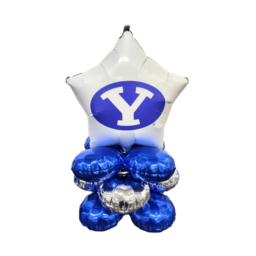 BYU Stretch Y Air-filled Balloon Quad 17" | 1ct