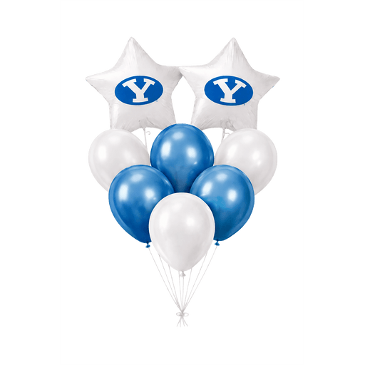 BYU Stretch Y Balloon Bouquet | 8 pcs