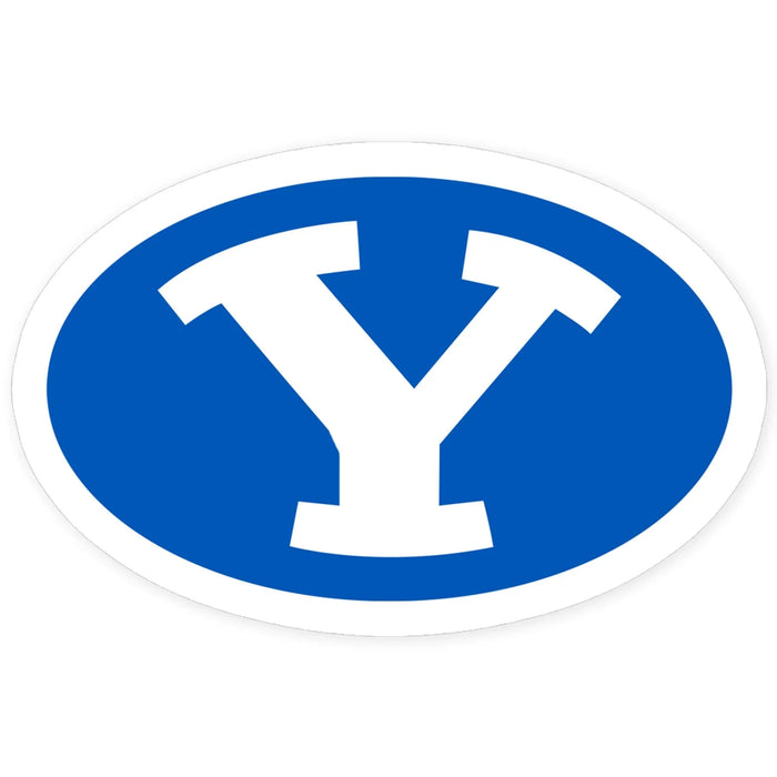 BYU stretch Y Oval Stickers 2" | 24 ct - Zurchers