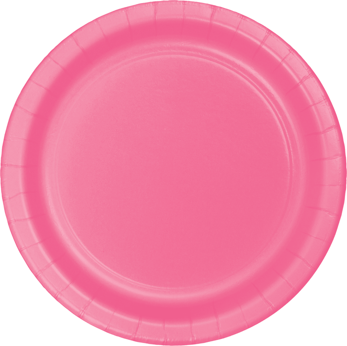 Candy Pink Banquet Plates 24 | ct - Zurchers