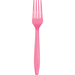 Candy Pink Premium Plastic Forks 24 | ct - Zurchers