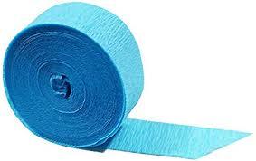 Caribbean Blue 500' Crepe Paper Streamer | 1ct - Zurchers