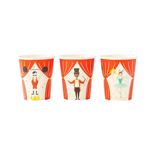 Carnival Party Cups, 8 oz. | 8 ct - Zurchers