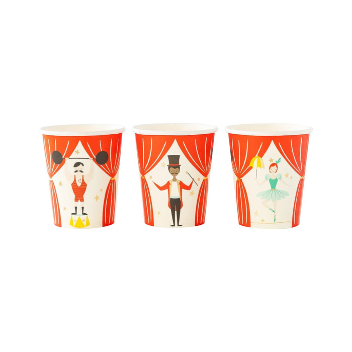 Carnival Party Cups, 8 oz. | 8 ct - Zurchers