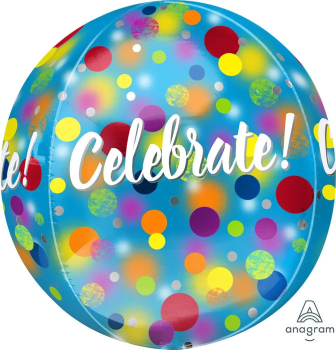 Celebrate Party Dots Orbz Balloons 15" | 1 ct - Zurchers