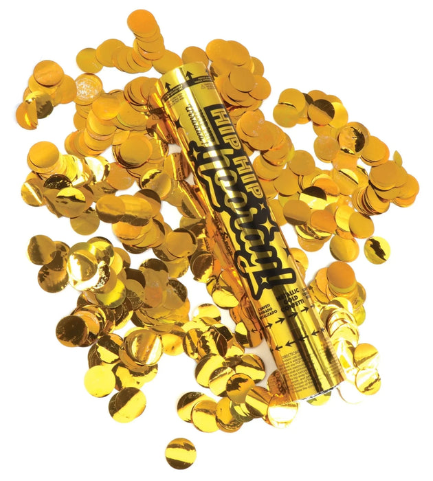 Celebration Confetti Cannon Gold 12" | 1ct - Zurchers