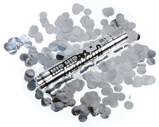 Celebration Confetti Cannon Silver 12" | 1ct - Zurchers