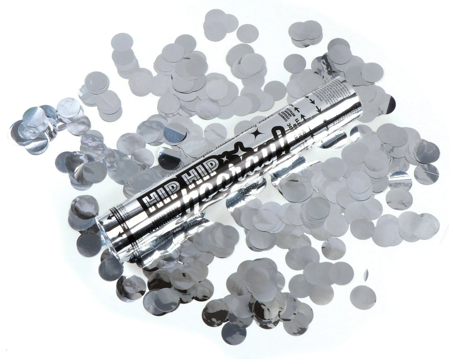 Celebration Confetti Cannon Silver 12" | 1ct - Zurchers