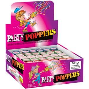 CHAMPAGNE PARTY POPPERS | 72 ct - Zurchers