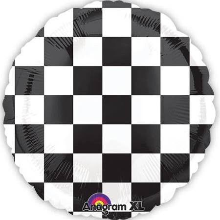 Checkerboard Mylar Balloon, 18'' | 1 ct - Zurchers