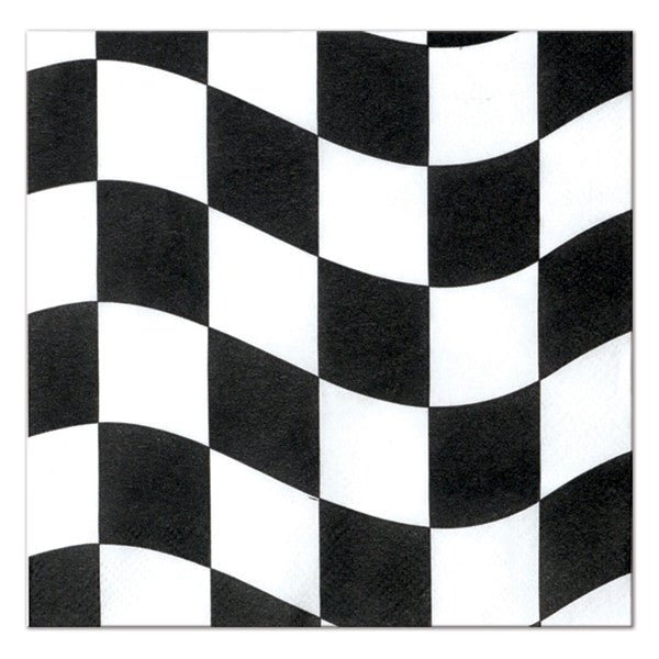 Checkered Flag Beverage Napkins | 18 ct - Zurchers