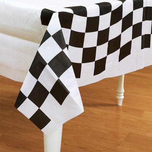Checkered Flag Plastic Tablecover | 1 ct - Zurchers