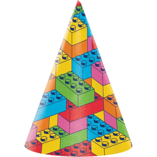 Block Bash Party Hats | 8 ct - Zurchers