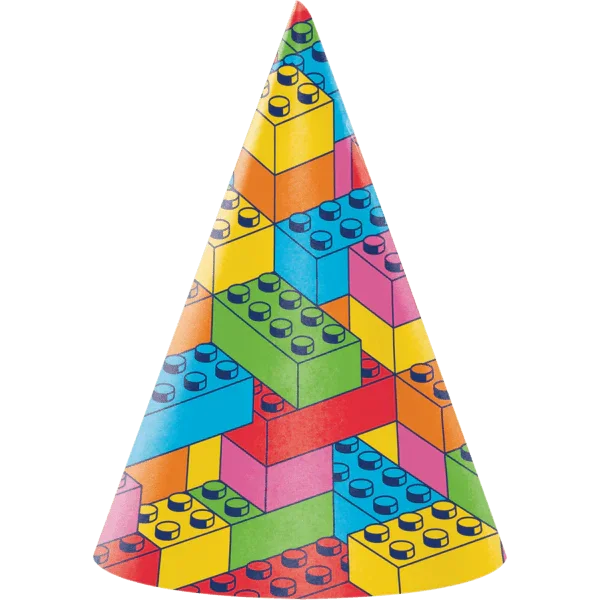 Block Bash Party Hats | 8 ct - Zurchers