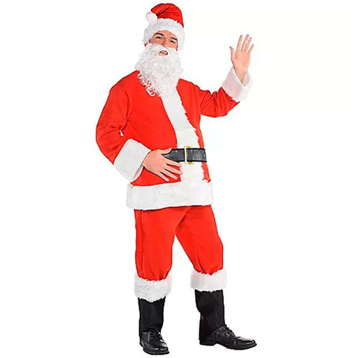 Christmas Adult Flannel Santa Suit | 7pc - Zurchers