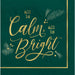 Christmas All Is Calm All Is Bright Lunch Napkins | 16ct - Zurchers