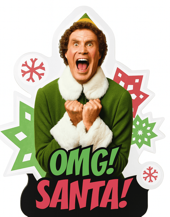 Christmas Buddy The Elf Supershape Mylar Balloon 25" x 28" | 1ct - Zurchers