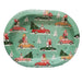 Christmas Cars Oval Paper Plates 10"x12" | 8 ct - Zurchers