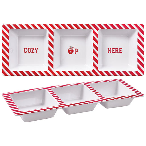 Christmas Cocoa Bar Sectioned Platter | 1 ct - Zurchers