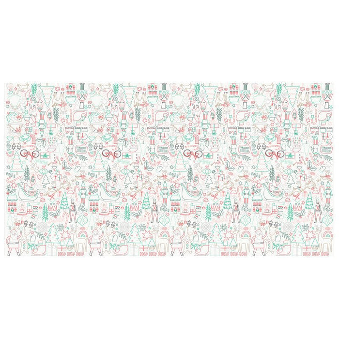Christmas Coloring Activity Tablecloth - 50" x 94" | 1 ct. - Zurchers