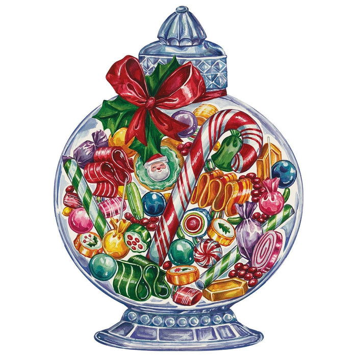 Christmas Die - cut Candy Jar Placemat | 12ct - Zurchers
