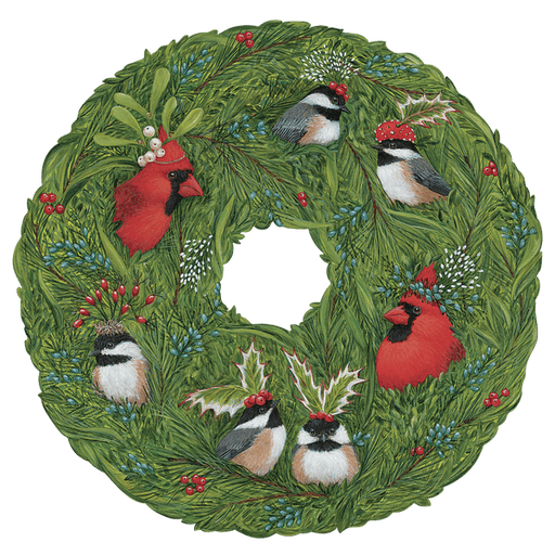 Christmas Die - Cut Winter Songbirds Placemats | 12ct - Zurchers