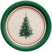 Christmas Elegant Evergreen Paper Dessert Plates 7" | 8 ct - Zurchers