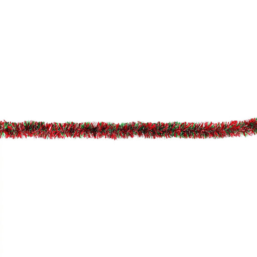 Christmas Giant Tinsel Garland Red/Green 9' | 1ct - Zurchers