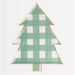 Christmas Green Gingham Tree Plates 9" | 8 ct - Zurchers