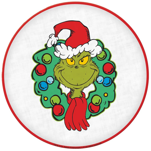 Christmas Grinch Round Melamine Platter - 13.5" | 1 ct - Zurchers