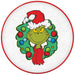 Christmas Grinch Round Melamine Platter - 13.5" | 1 ct - Zurchers