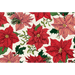 Christmas Hester & Cook Festive Poinsettias Placemat | 24ct - Zurchers