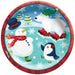 Christmas Holiday Fun Round Plates 9in | 8ct - Zurchers