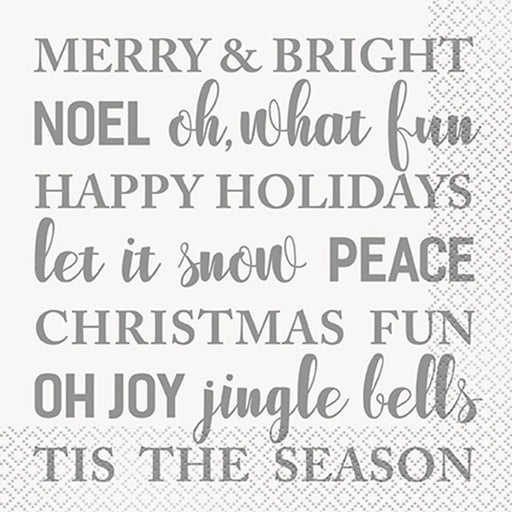 Christmas Holiday Snowflake Lunch Napkins | 16ct - Zurchers