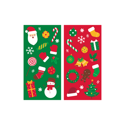 Christmas Icons Stickers Sheets | 8ct - Zurchers