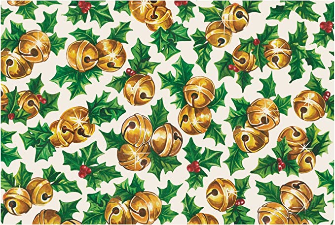 Christmas Jingle Bells Placemats 18.5"x12.5" | 24ct - Zurchers