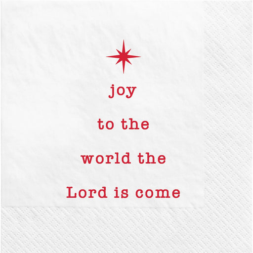 Christmas Joy To the World Beverage Napkins | 16ct - Zurchers
