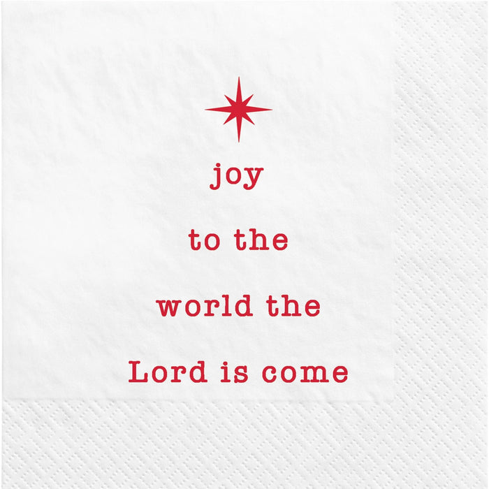 Christmas Joy To the World Beverage Napkins | 16ct - Zurchers