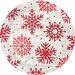 Christmas Let It Snow Paper Plates 7" | 8ct - Zurchers