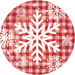 Christmas Let It Snow Paper Plates 9" | 8ct - Zurchers