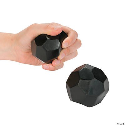 Christmas Lump of Coal Stress Balls | 1ct - Zurchers