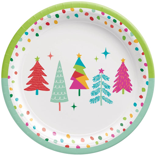 Christmas Merry Everything Paper Dessert Plates 7in | 8 ct - Zurchers
