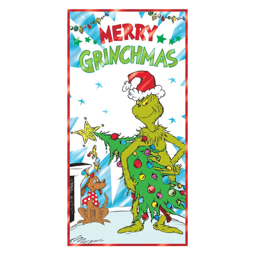 Christmas Merry Grinchmas Door Decoration 33 1/2" x 65" | 1ct - Zurchers