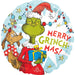 Christmas Merry Grinchmas Round Mylar Balloon 18" | 1 ct - Zurchers