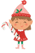 Christmas Minty Elf Supershape Mylar Balloon 26"x39" | 1ct - Zurchers