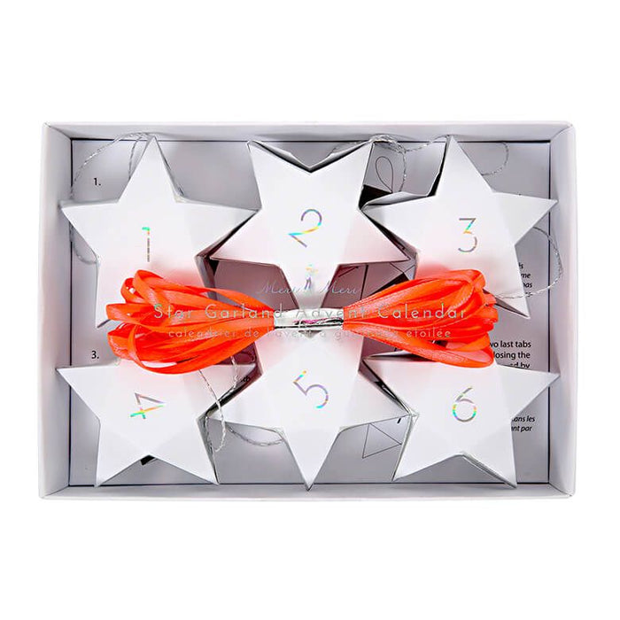 Christmas Number Star Advent Garland | 1ct - Zurchers