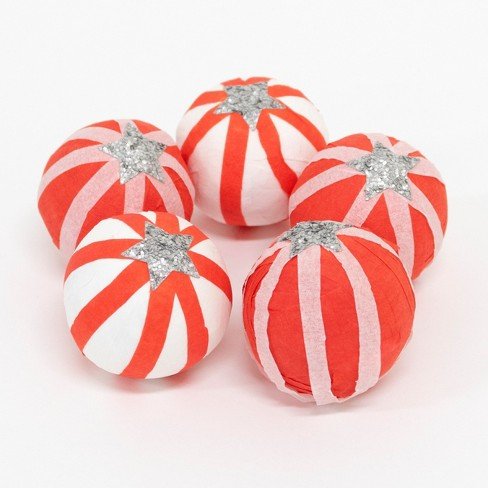 Christmas Peppermint Candy Surprise Balls | 6ct - Zurchers