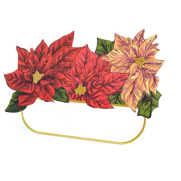 Christmas Poinsettia Place Card | 1ct - Zurchers