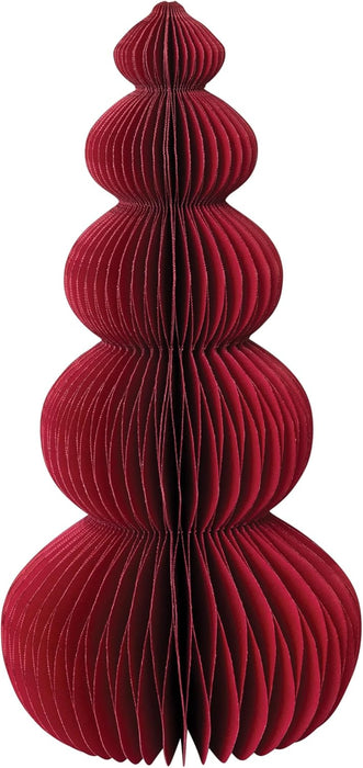 Christmas Red Paper Honeycomb Tree 14" | 1 ct - Zurchers