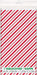 Christmas Red Stripe Plastic Tablecover 54"x84" | 1ct - Zurchers